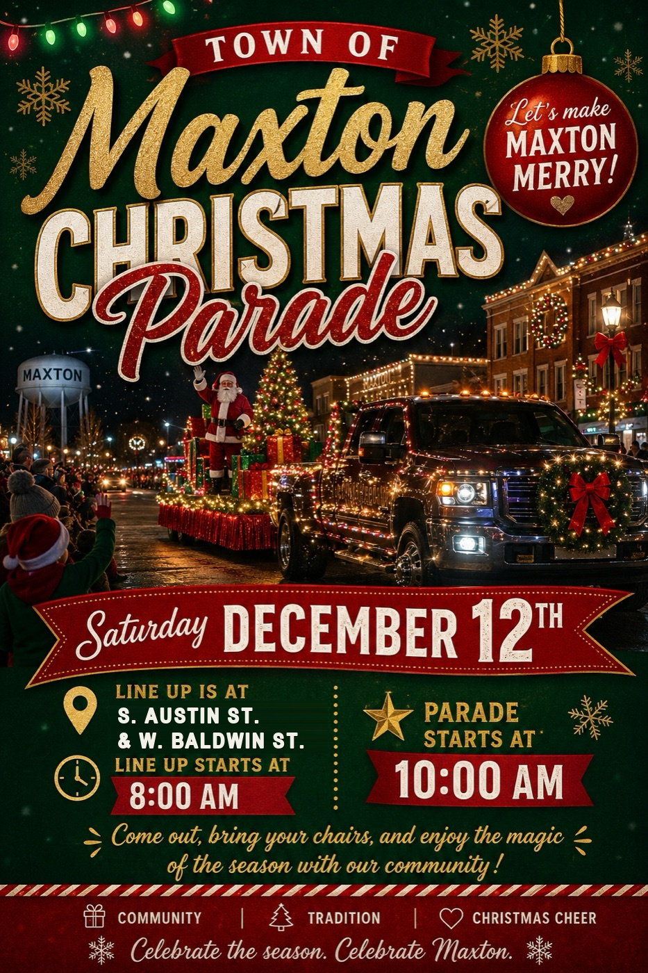 Christmas Parade flyer