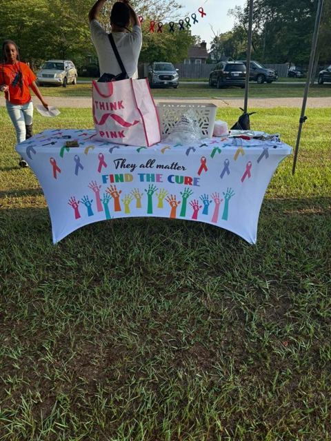 The They All Matter table at the walk