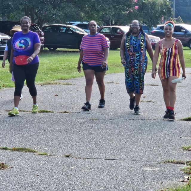 Walkers on the path