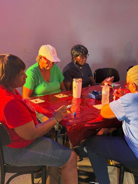 Players at a table