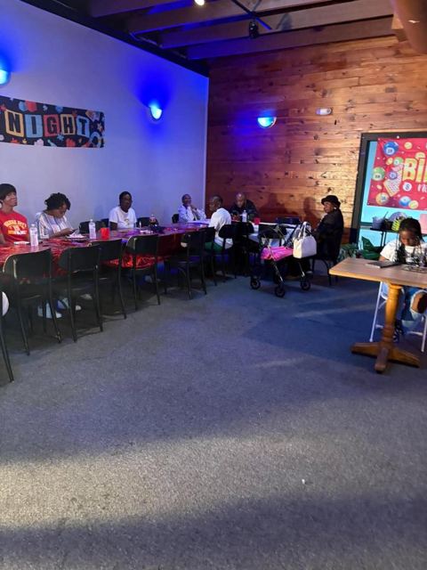 The hall during the games