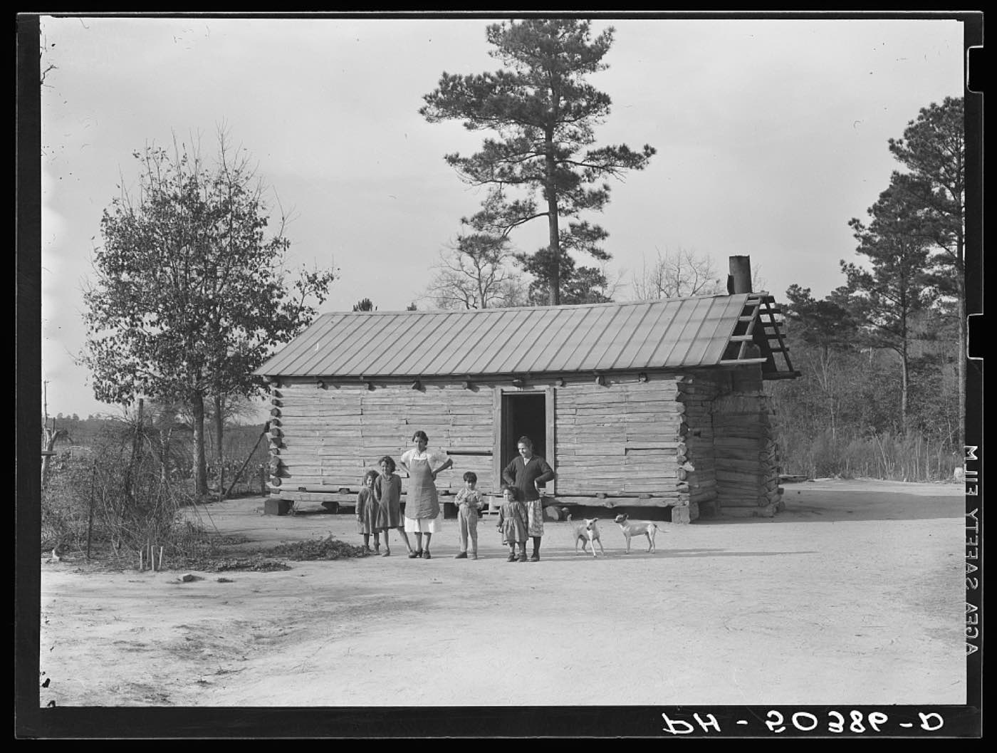 A Lumbee family near Pembroke Farms