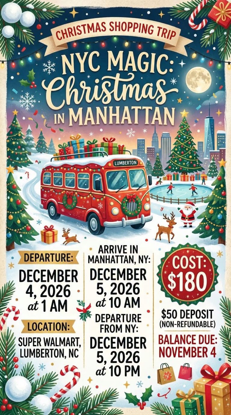 NYC Magic: Christmas in Manhattan (coach trip) flyer